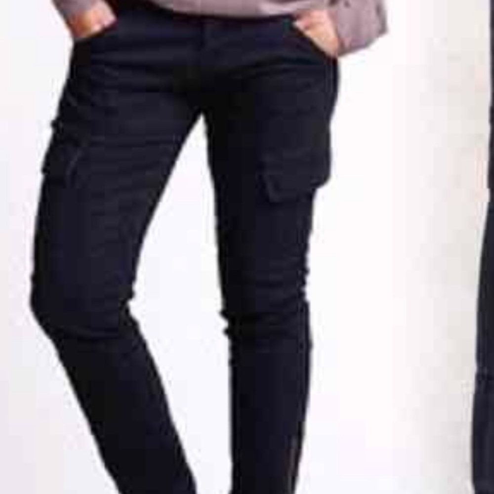 Navy jeans
